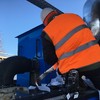 Утепление биофильтра и монтаж трубопровода на объекте ДАНОН в  г. Саранск